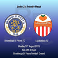 Match Ticket: Youth Team Pre-Season Series  versus Lija Athletic FC